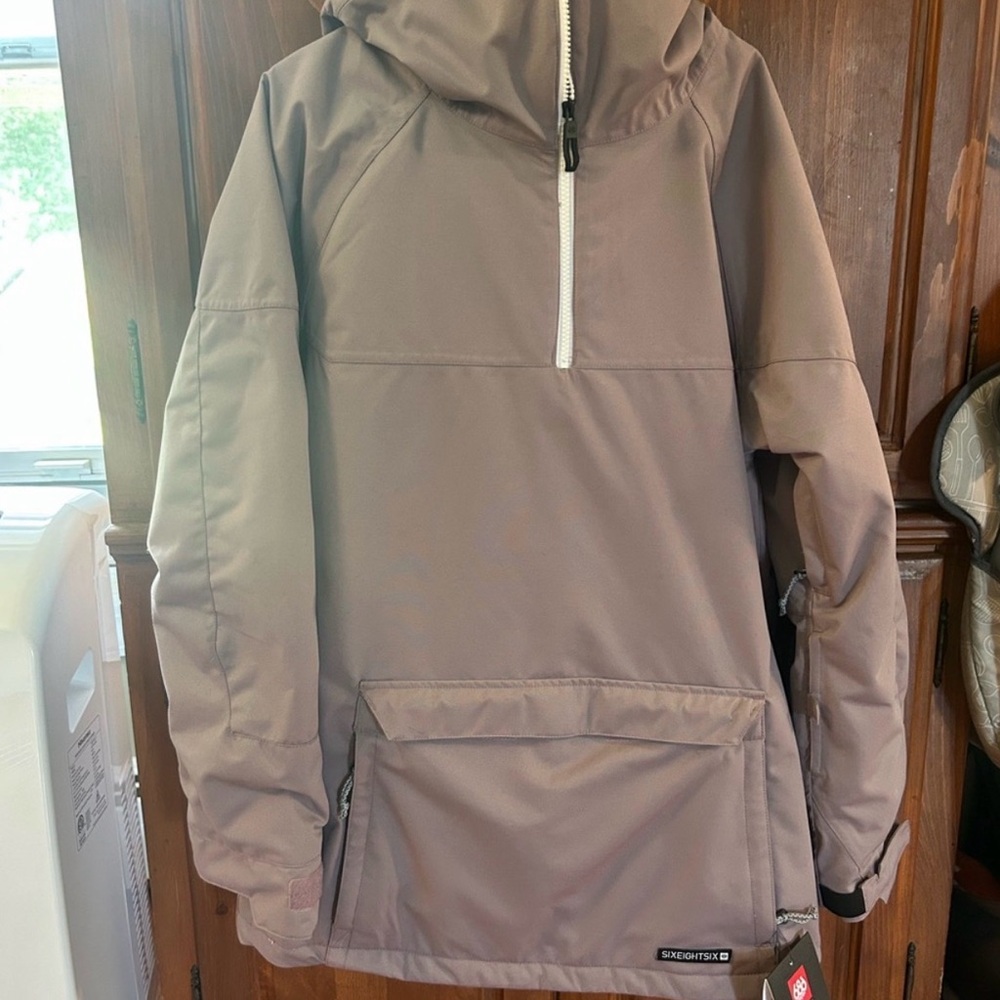 686 Women's Upton Anorak Insulated Ski/Snowboard Pullover Jacket - Picture 3 of 8